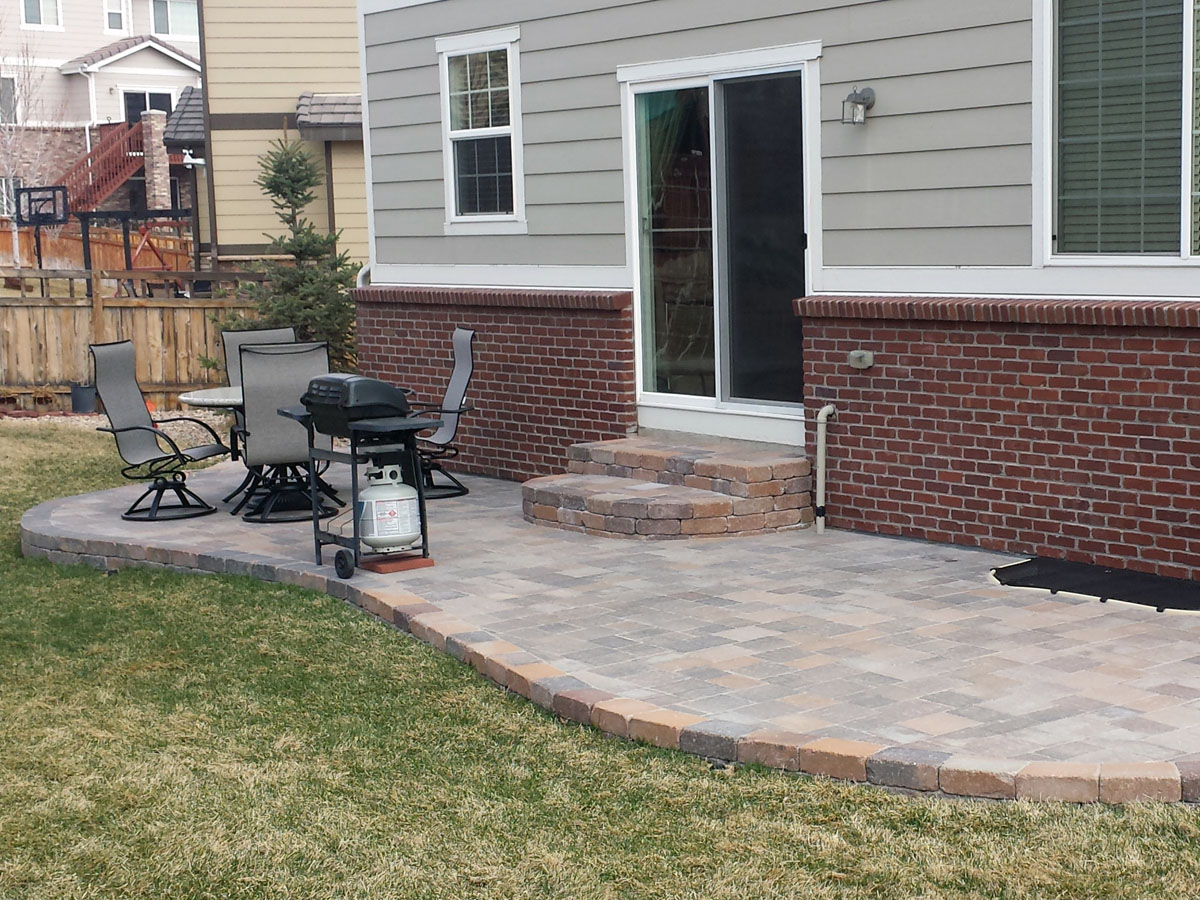 Concrete Paver Patio Landscaping Colorado Concrete Paver Patio Landscaping Colorado