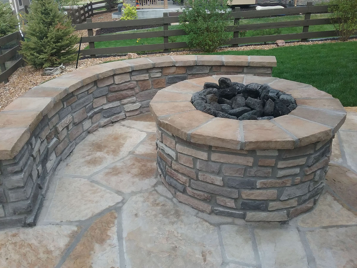 Concrete Patio Landscaping