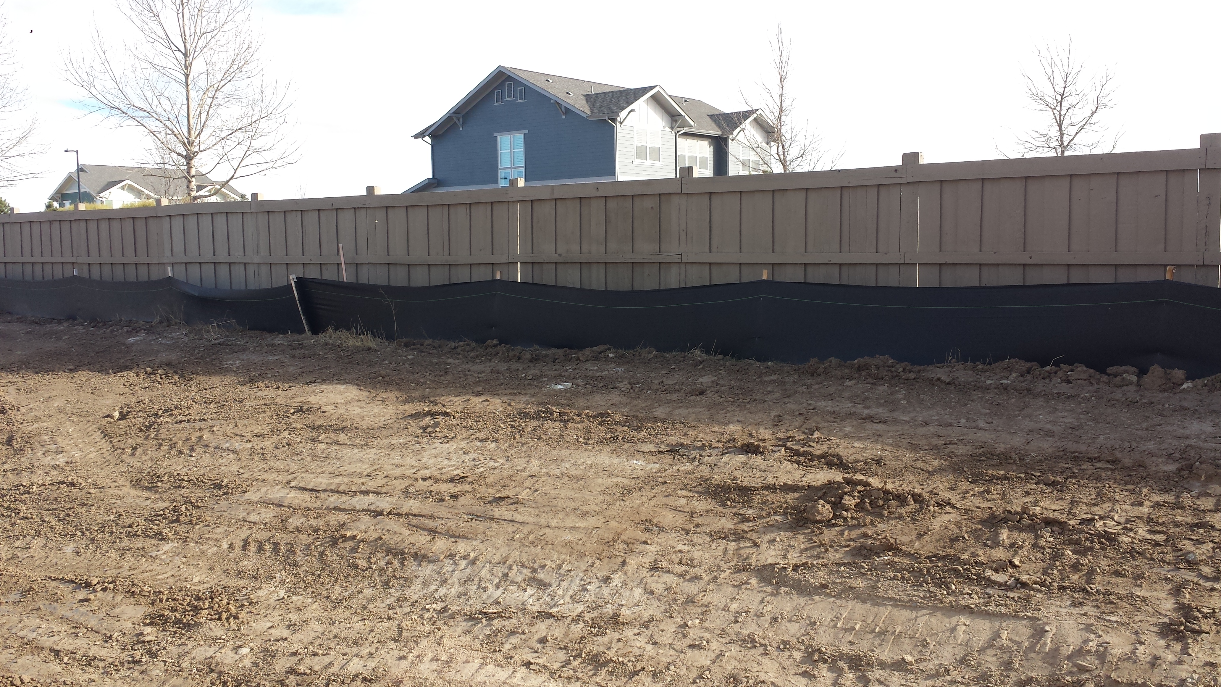 Before Landscaping Project