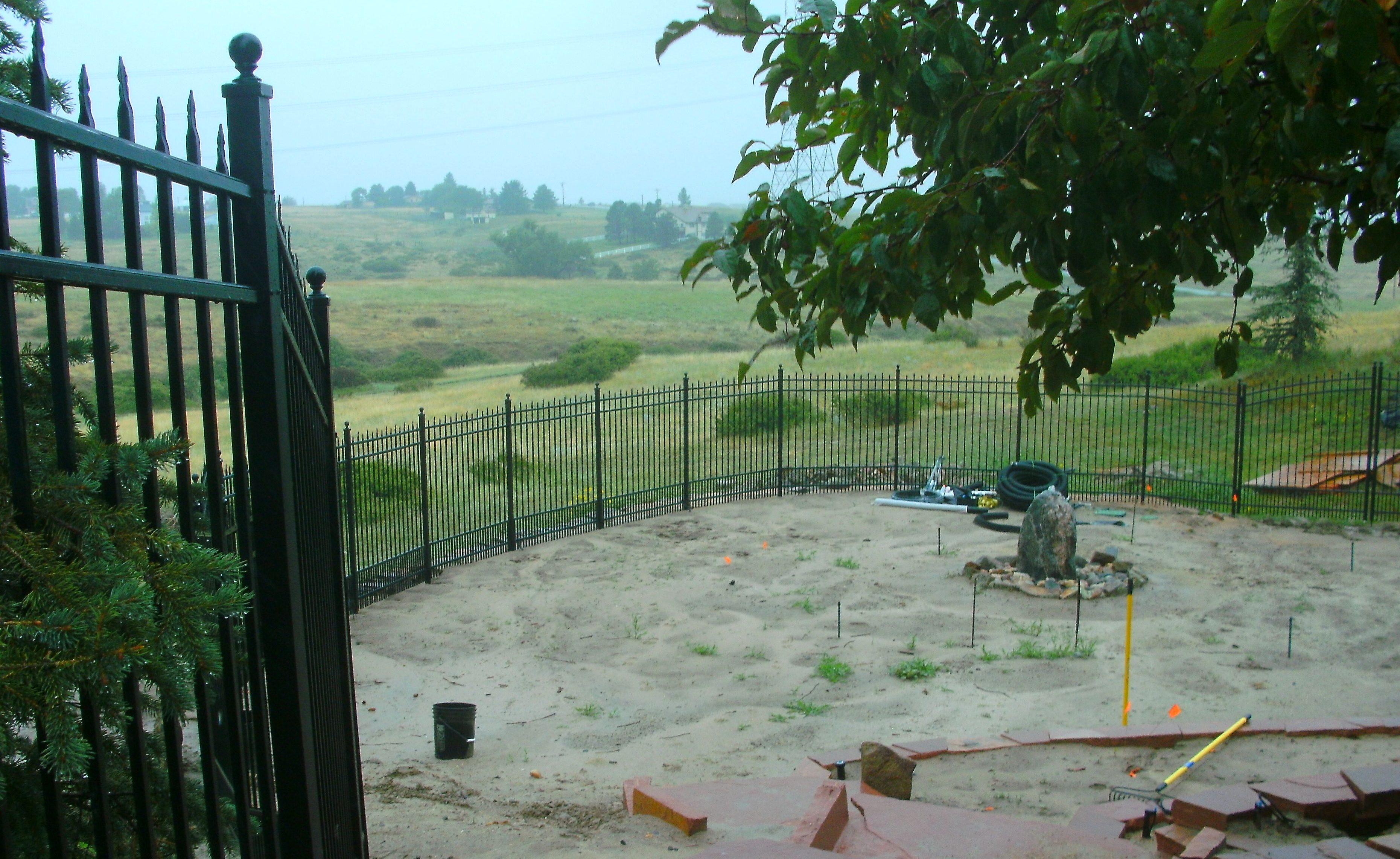 Before Landscaping Project