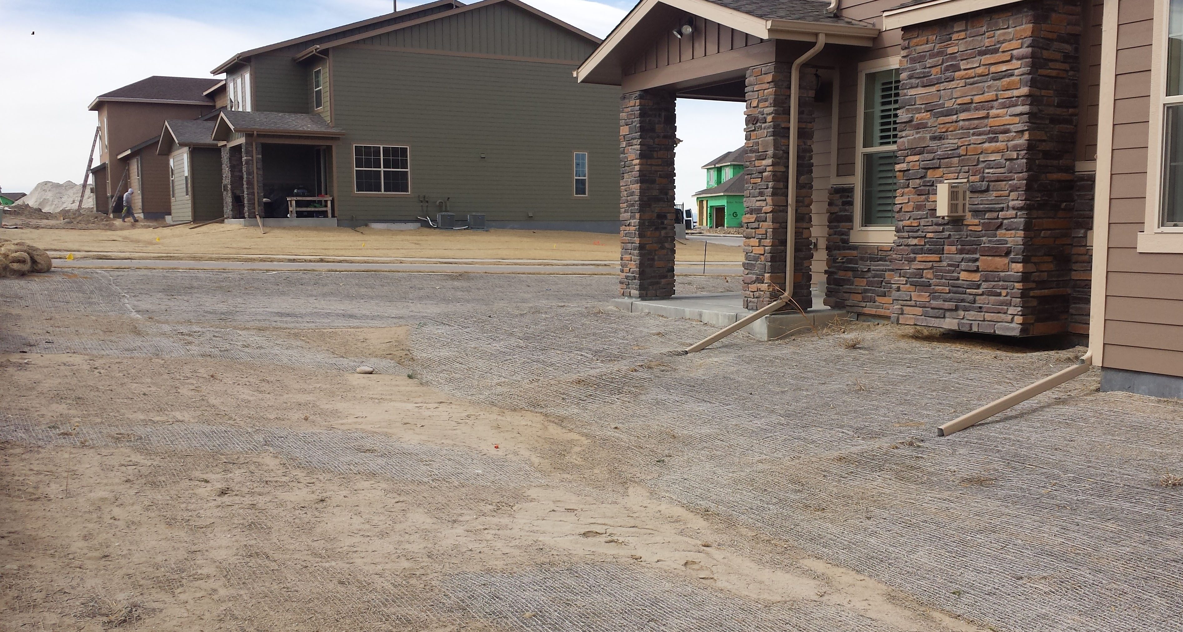 Before Hardscaping Service